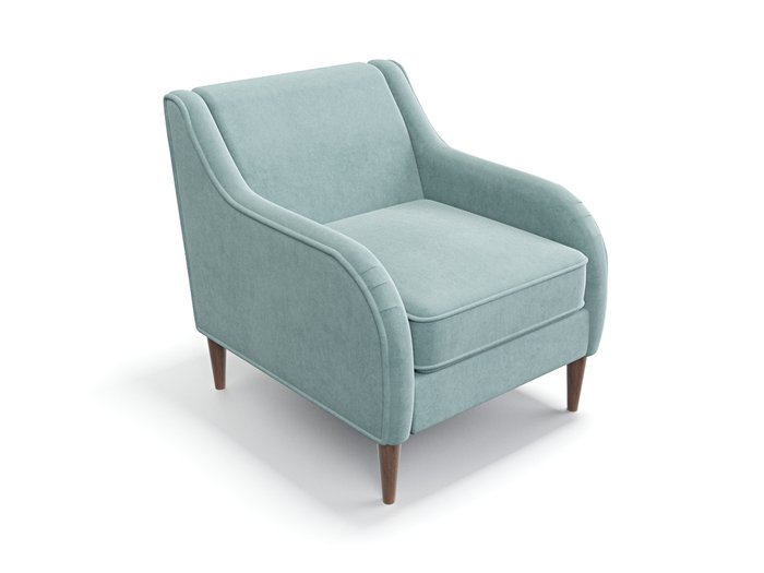 Кресло Вектор мятного цвета - лучшие Интерьерные кресла в INMYROOM