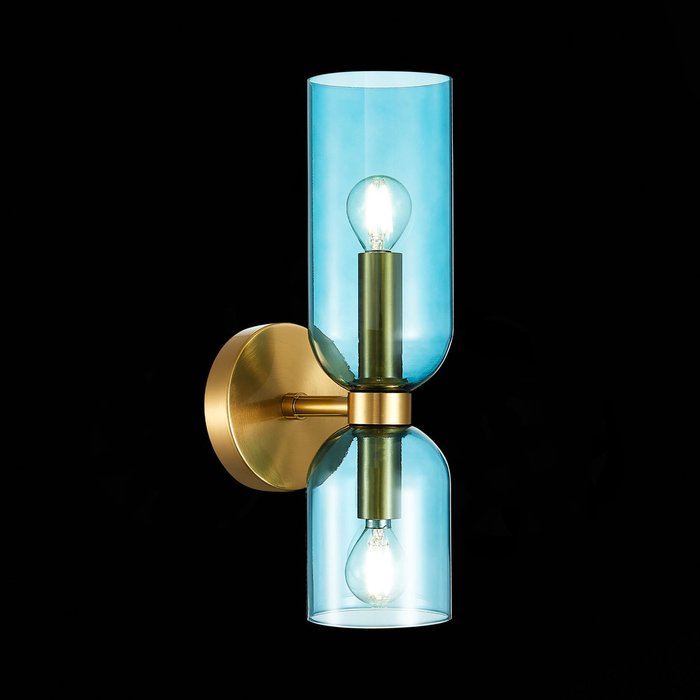 Бра Treviso золотисто-голубого цвета  - лучшие Бра и настенные светильники в INMYROOM