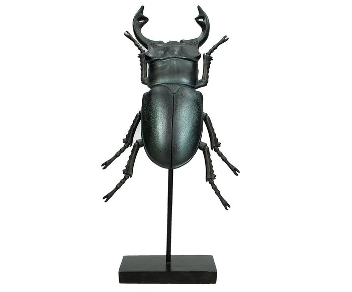 Статуэтка жука черного цвета