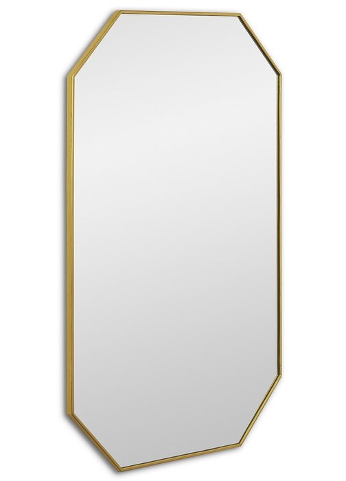Настенное зеркало Stilig M в раме золотого цвета - купить Настенные зеркала по цене 19300.0