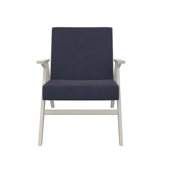 Кресло для отдыха Вест серо-синего цвета - купить Интерьерные кресла по цене 14999.0