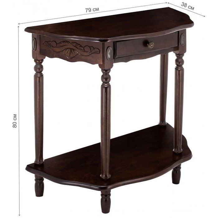 Консоль Console oak коричневого цвета - купить Консоли по цене 14790.0 Консоль Console oak коричневого цвета - купить Консоли по цене 14790.0