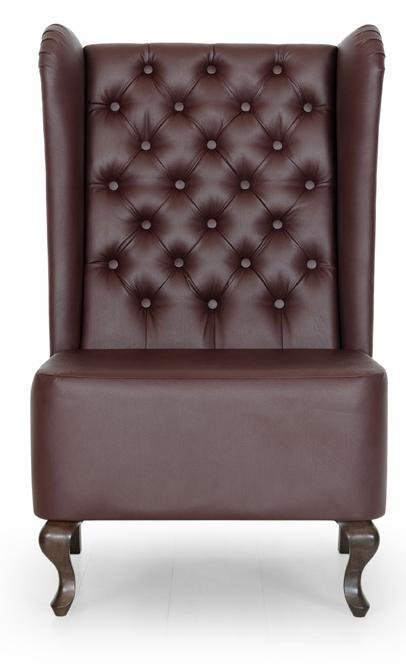 Кресло Кларк М темно-коричневого цвета  - купить Интерьерные кресла по цене 26750.0