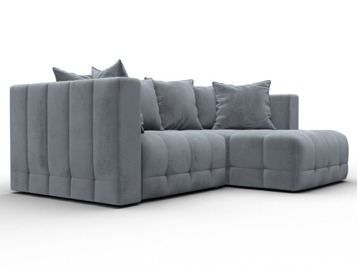 Угловой диван-кровать Лига-052 серого цвета - лучшие Угловые диваны в INMYROOM Угловой диван-кровать Лига-052 серого цвета - лучшие Угловые диваны в INMYROOM