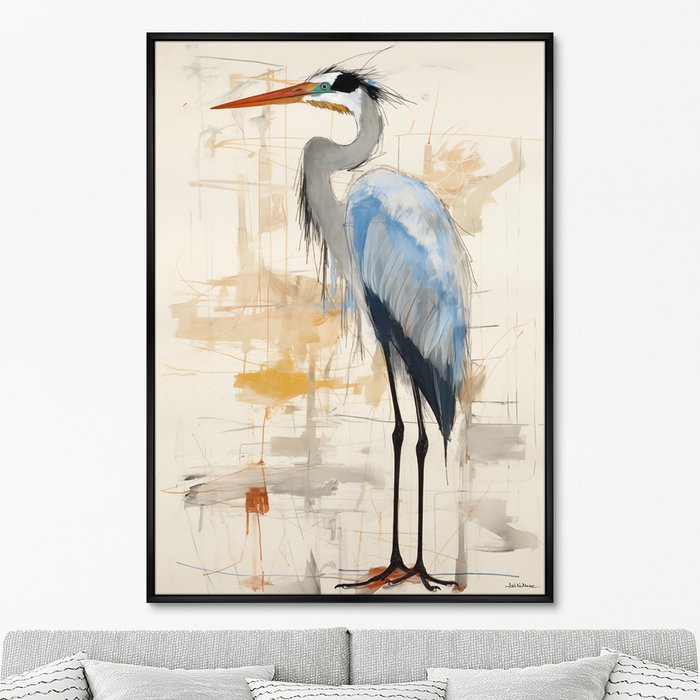 Репродукция картины Herons, No 2, 2024г. - купить Картины по цене 24999.0