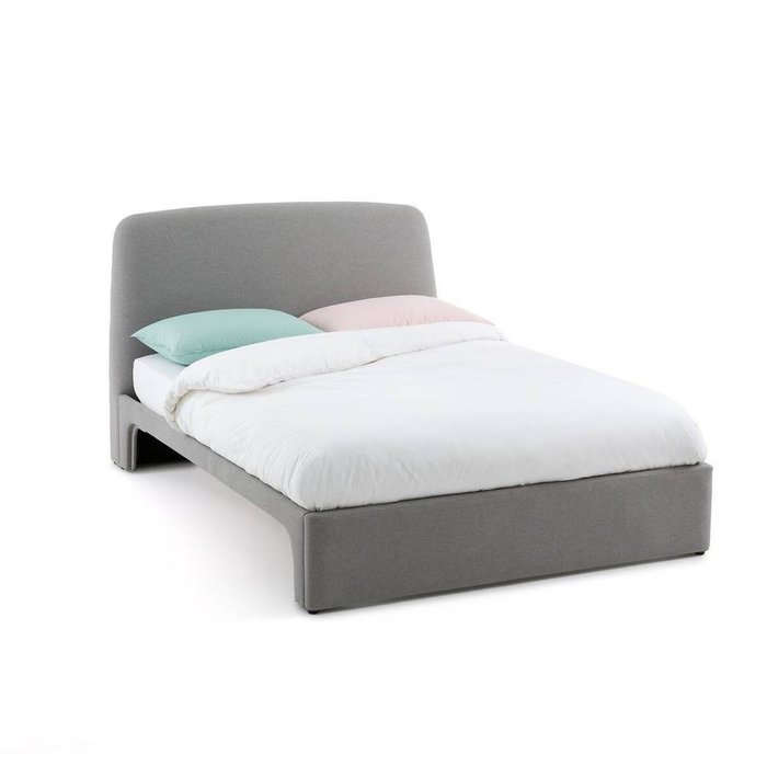 Кровать с матрасом Olinas 160x200 серого цвета Кровать с матрасом Olinas 160x200 серого цвета