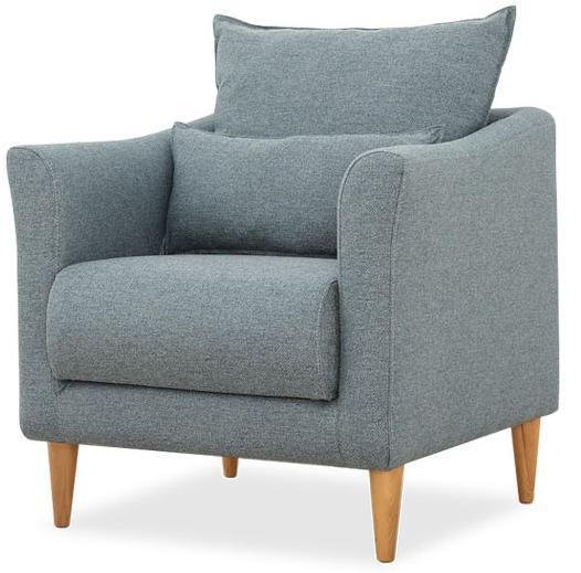 Кресло Катрин серо-голубого цвета - лучшие Интерьерные кресла в INMYROOM