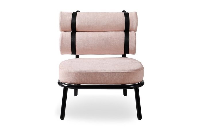 Кресло Erica розового цвета - лучшие Интерьерные кресла в INMYROOM