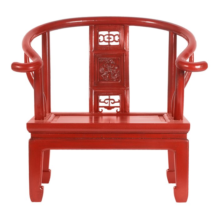 Кресло для медитации красного цвета