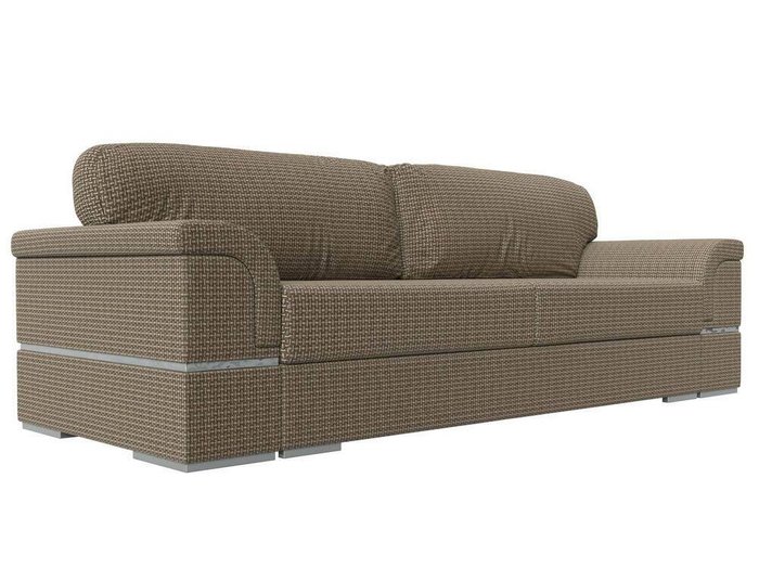 Прямой диван-кровать Порту бежево-коричневого цвета