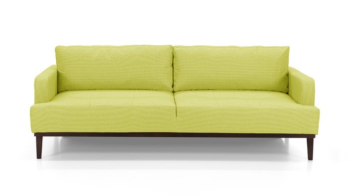 Диван-кровать Бендиго Лайт желтого цвета - купить Прямые диваны по цене 61700.0