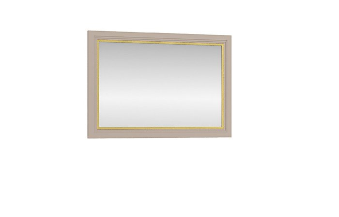 Зеркало настенное Дольче серо-бежевого цвета - купить Настенные зеркала по цене 4690.0