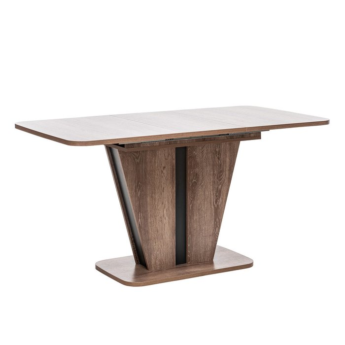 Обеденный раздвижной стол Бари коричневого цвета  - лучшие Обеденные столы в INMYROOM
