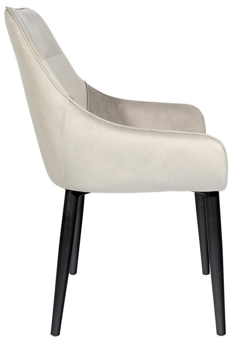 Стул Диана серебристого цвета - лучшие Обеденные стулья в INMYROOM