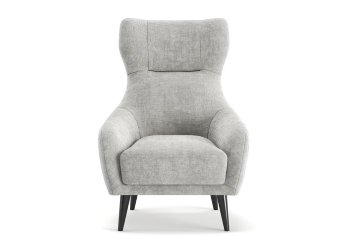 Кресло Shelby светло-серого цвета - купить Интерьерные кресла по цене 49900.0