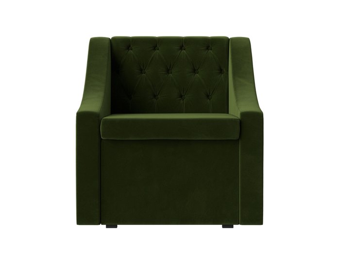 Кресло Мерлин зеленого цвета с ящиком - купить Интерьерные кресла по цене 20999.0