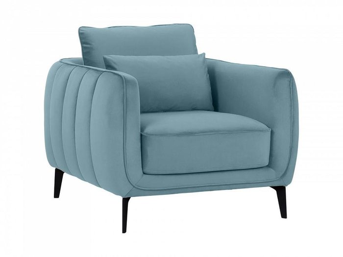 Кресло Amsterdam голубого цвета - купить Интерьерные кресла по цене 53640.0