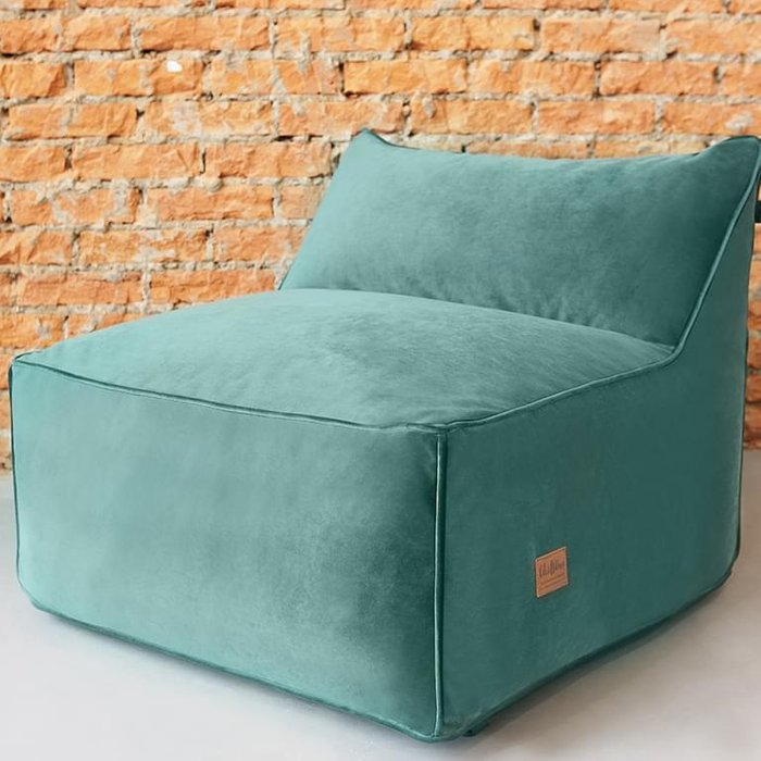 Кресло Angle Velur бирюзового цвета Кресло Angle Velur бирюзового цвета
