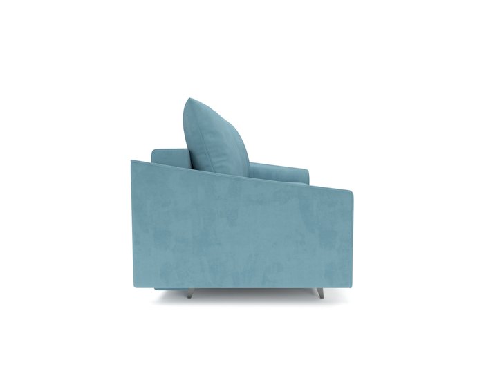 Прямой диван-кровать Уэльс голубого цвета - лучшие Прямые диваны в INMYROOM