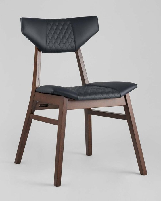 Набор из четырех стульев Tor сине-коричневого цвета - купить Обеденные стулья по цене 35190.0