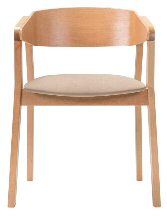 Стул-кресло Dalia бежевого цвета - купить Обеденные стулья по цене 17490.0