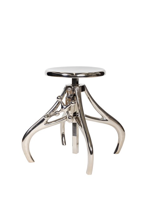 Кофейный столик Лофт серебряного цвета - купить Кофейные столики по цене 36290.0