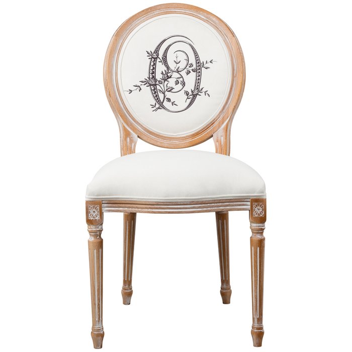 Стул Азбука мечты буква O белого цвета - купить Обеденные стулья по цене 32000.0