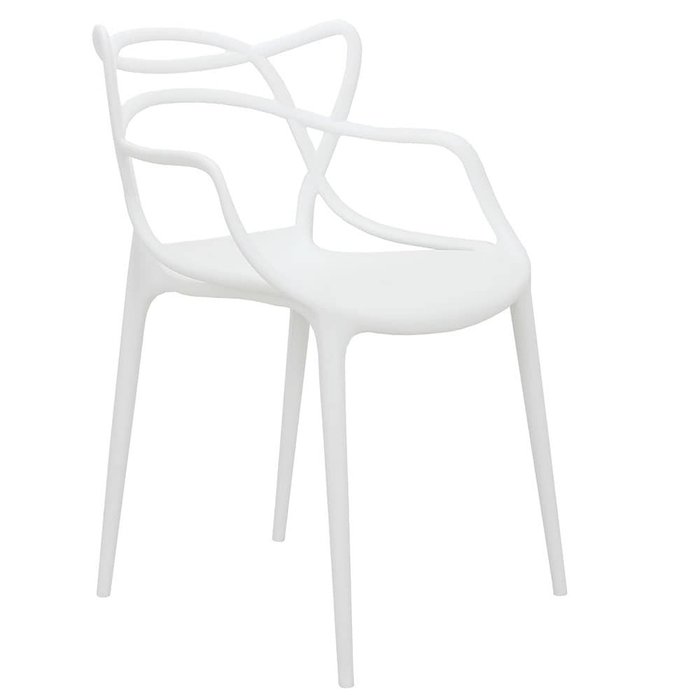 Набор из четырех стульев Masters белого цвета - купить Обеденные стулья по цене 16990 Набор из четырех стульев Masters белого цвета - купить Обеденные стулья по цене 16990