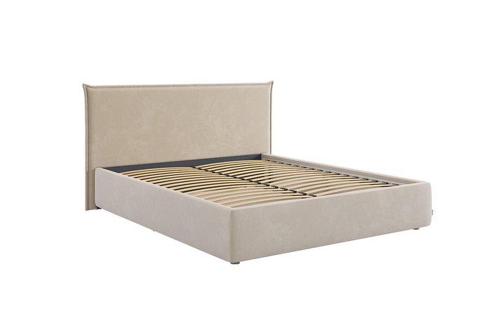 Кровать Лада 160х200 кремового цвета с основанием - купить Кровати для спальни по цене 31380.0