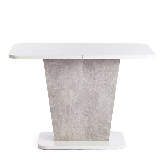 Стол обеденный раскладной Oslo с основанием цвета бетона - купить Обеденные столы по цене 12080.0