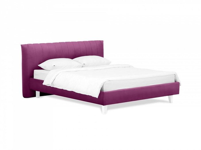 Кровать Queen Anastasia L 160х200 пурпурного цвета - купить Кровати для спальни по цене 46580.0