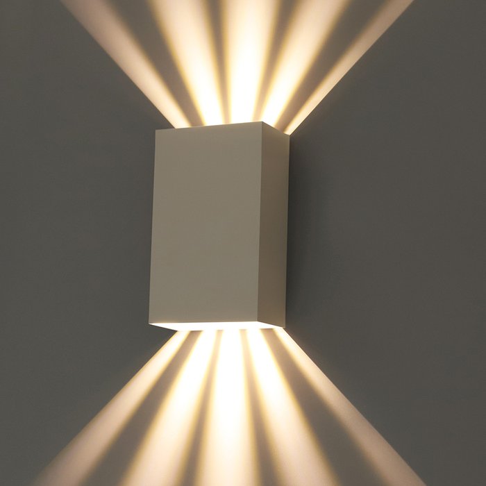 Фасадный светильник Arte Lamp ALGOL A5640AL-2WH - купить Настенные уличные светильники по цене 2490.0