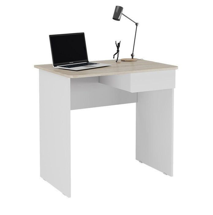  Стол компьютерный Diamond бело-бежевого цвета - купить Письменные столы по цене 4999.0