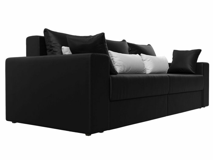 Диван-кровать Майами черного цвета (экокожа) - лучшие Прямые диваны в INMYROOM