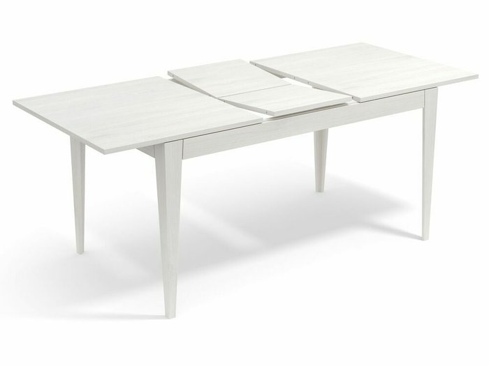 Раздвижной обеденный стол Lemar молочного цвета - купить Обеденные столы по цене 74000.0