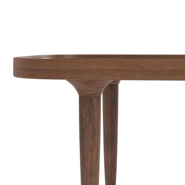 Журнальный столик из массива орехового дерева Magosia коричневого цвета - лучшие Журнальные столики в INMYROOM