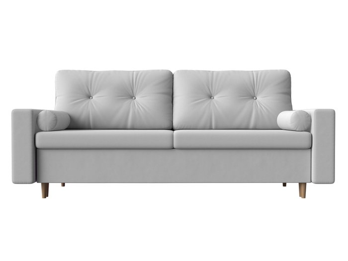 Прямой диван-кровать Белфаст белого цвета (тик-так/экокожа) - купить Прямые диваны по цене 43990.0