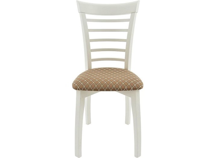Стул Бурбон бело-коричневого цвета - лучшие Обеденные стулья в INMYROOM
