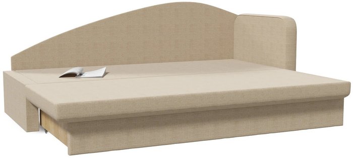 Диван-кровать Верди бежевого цвета - купить Прямые диваны по цене 31379.0
