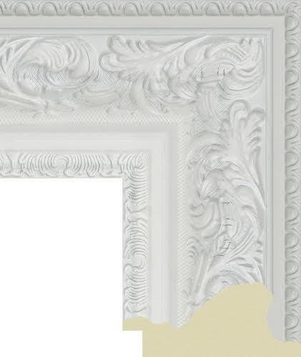 Настенное Зеркало "Белое Барокко" - купить Настенные зеркала по цене 4990.0