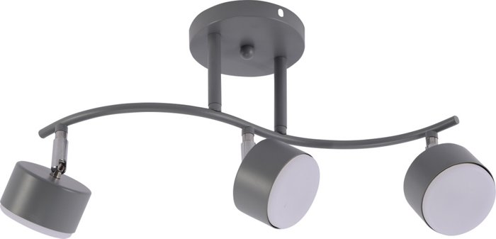 тройные споты Vivien Б0069923 (металл, цвет серый) - купить Накладные споты по цене 3239 тройные споты Vivien Б0069923 (металл, цвет серый) - купить Накладные споты по цене 3239