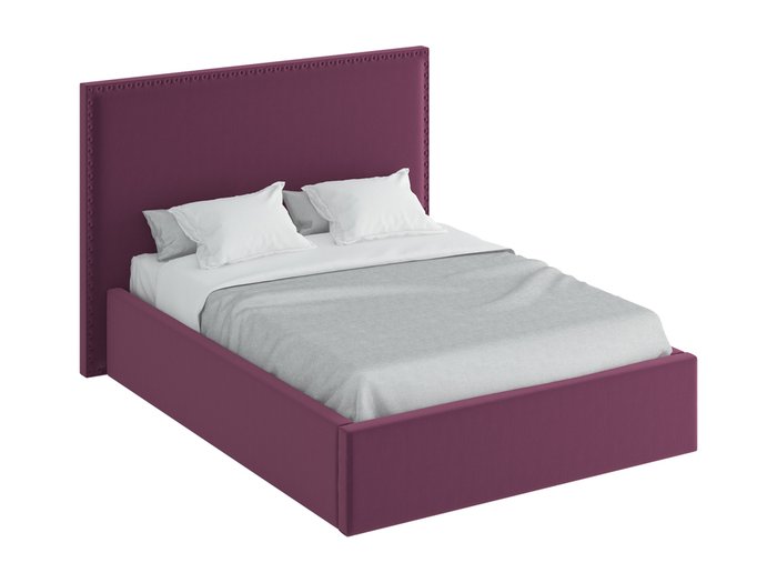 Кровать Blues пурпурного цвета с подъёмным механизмом 160x200