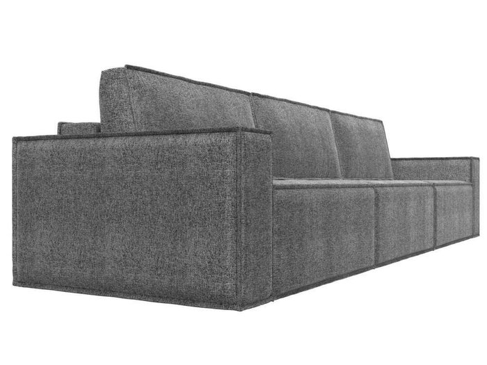 Прямой диван-кровать Куба лонг серого цвета - лучшие Прямые диваны в INMYROOM