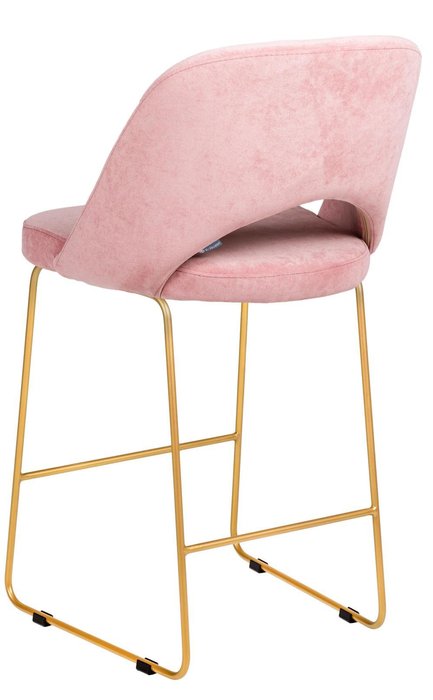 Стул полубарный Lars розового цвета - лучшие Барные стулья в INMYROOM