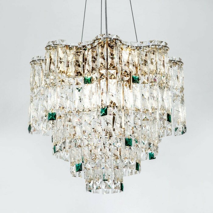 Подвесная люстра ML.2315.9 GD (хрусталь, цвет прозрачный) - купить Подвесные люстры по цене 36800 Подвесная люстра ML.2315.9 GD (хрусталь, цвет прозрачный) - купить Подвесные люстры по цене 36800