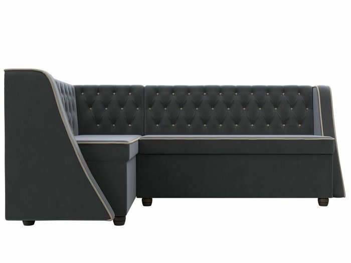 Кухонный угловой диван Лофт серого цвета левый угол - купить Угловые диваны по цене 50999.0