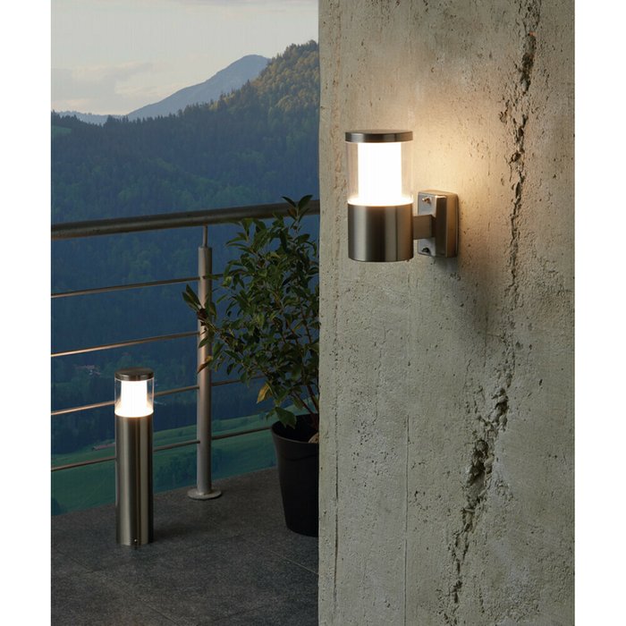 Уличный светильник Basalgo серебряного цвета - лучшие Наземные светильники в INMYROOM