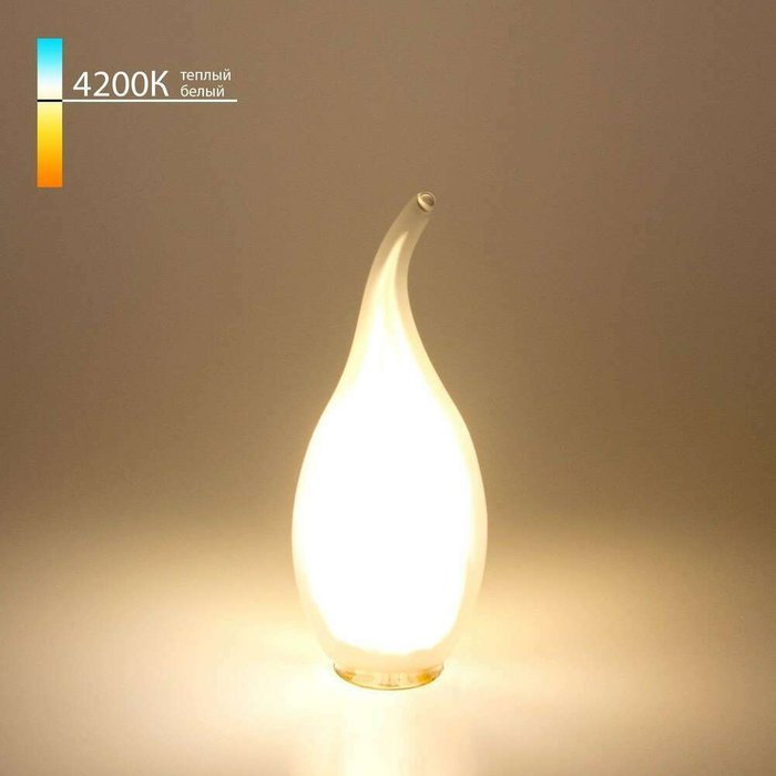 Филаментная светодиодная лампа C35 9W 4200K E14 BLE1430 формы свечи - купить Лампочки по цене 210.0