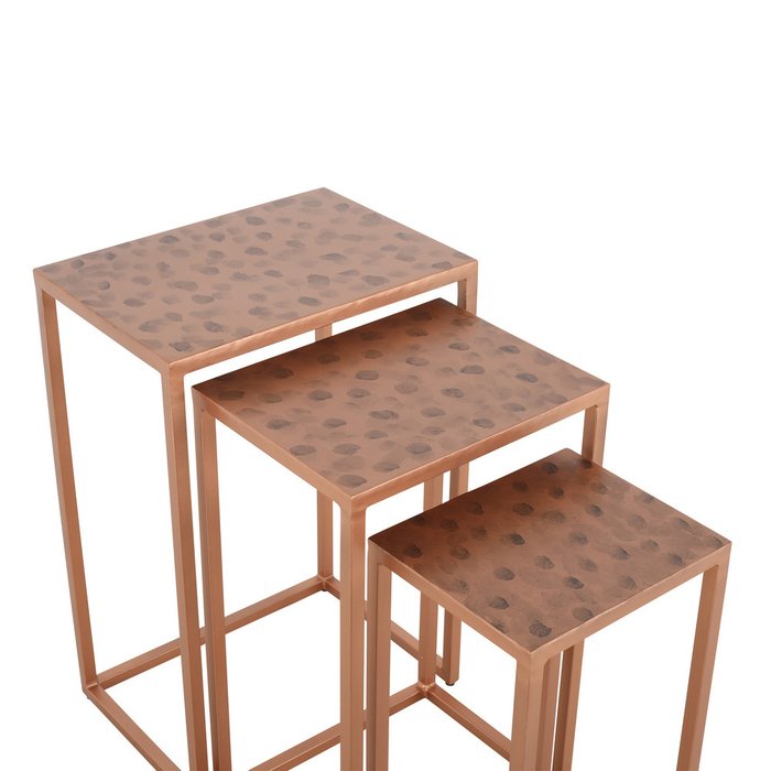 Набор из трех столиков Джанвар бронзового цвета - купить Кофейные столики по цене 8900.0