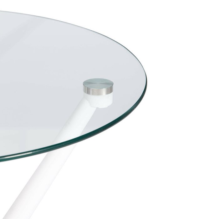 Обеденный стол Parnavaz белого цвета - купить Обеденные столы по цене 6280.0